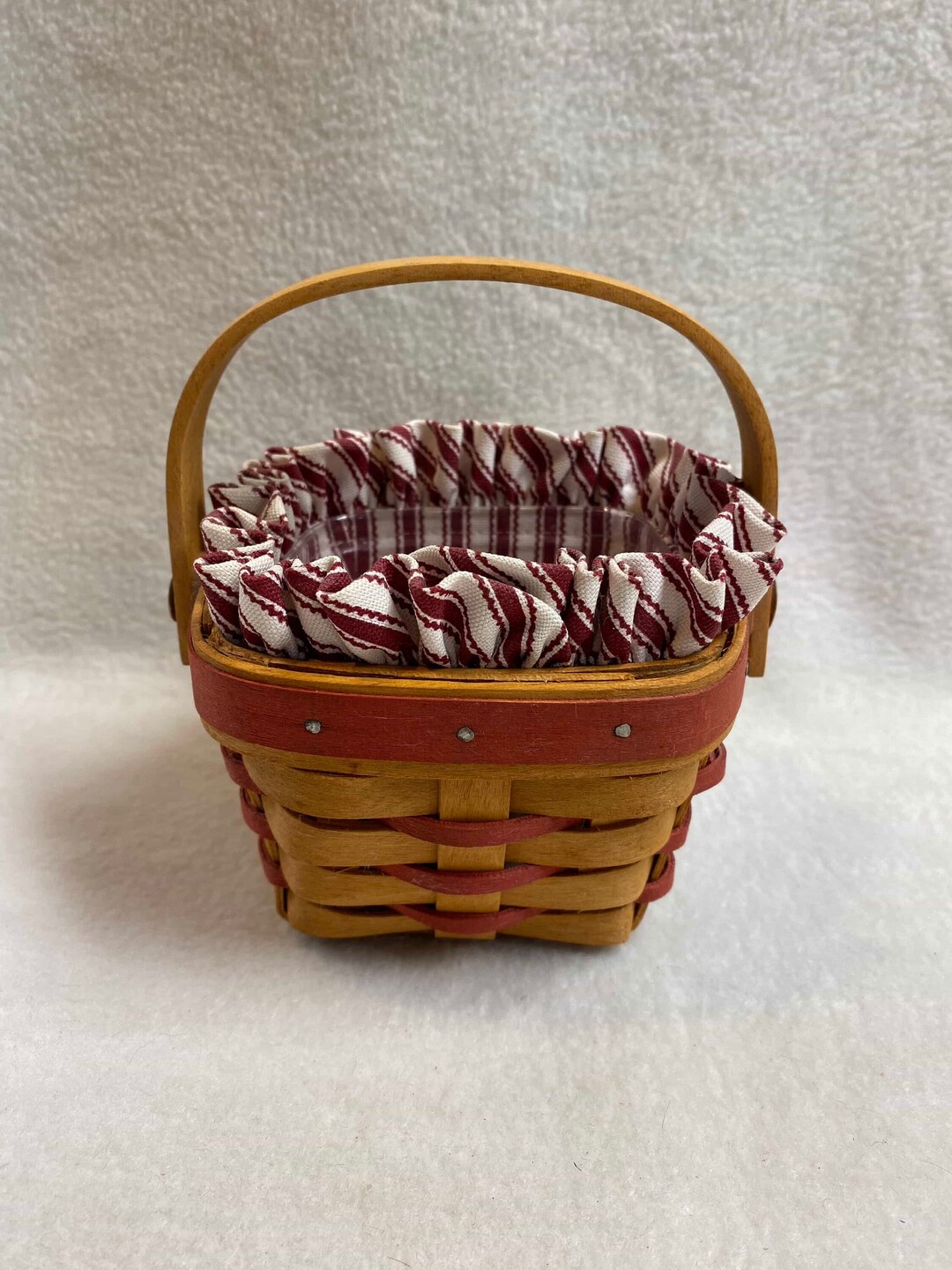 Longaberger 1995 Sweetheart Basket With Moveable Handle B469 Etsy
