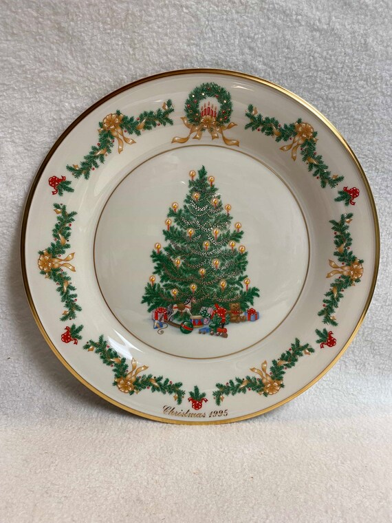 Lenox Annual Limited Edition Collector Tree Plate Christmas - Etsy