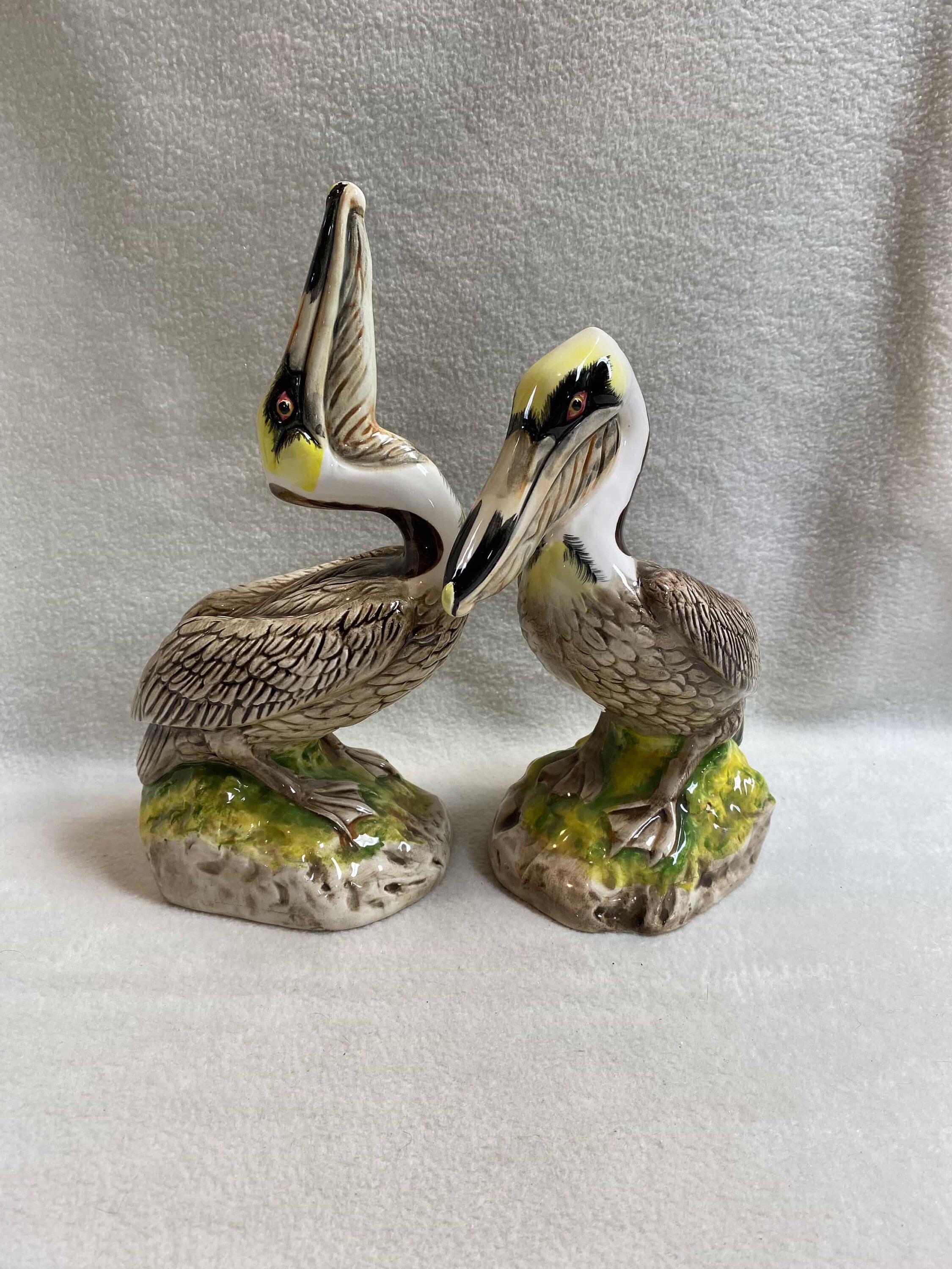 Vintage Ceramic Pelican Figurines - Set of 2 (#BCD759) - Etsy