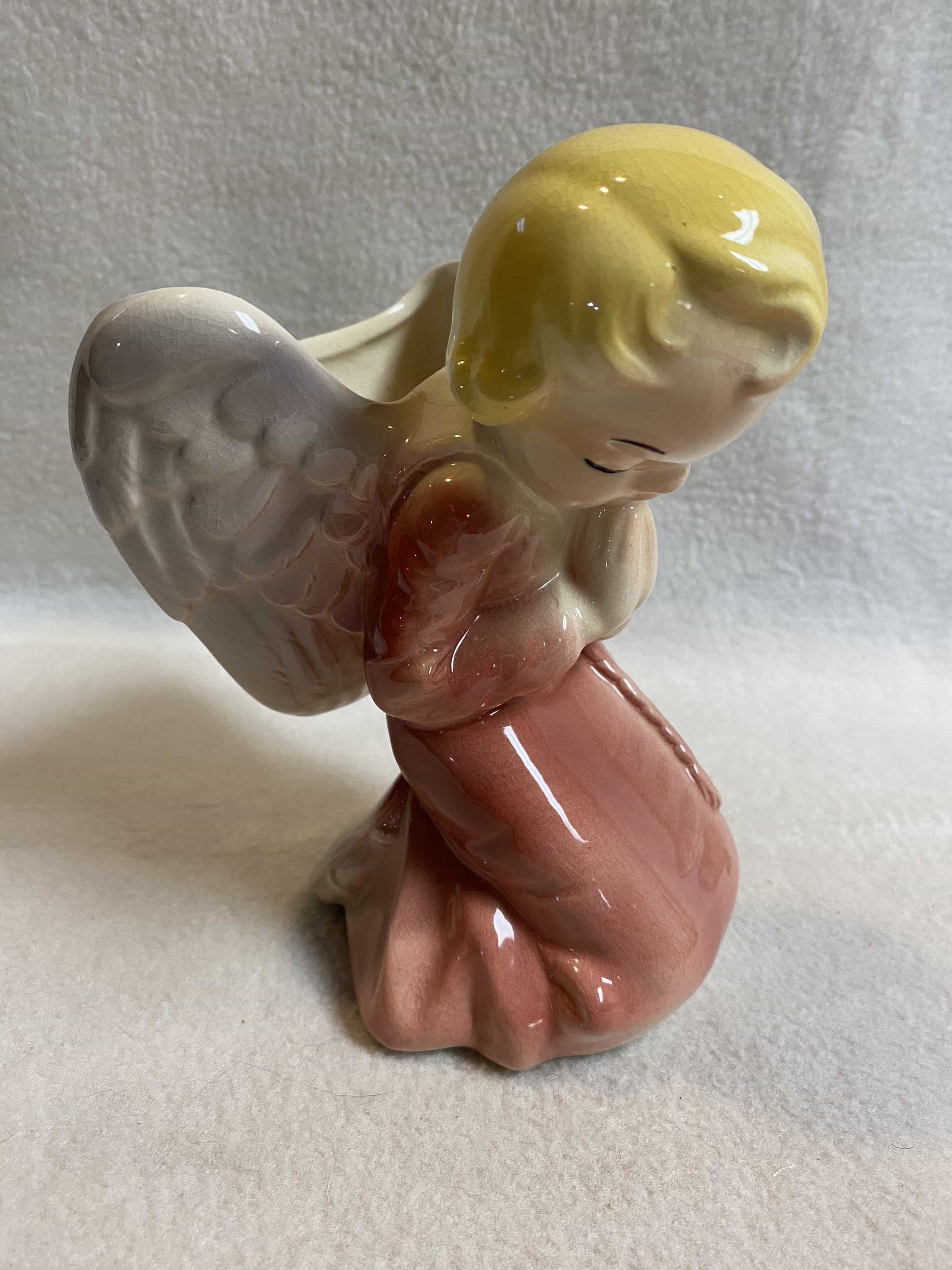 Vintage Praying Angel Garden Planter (#PLA339) - Etsy