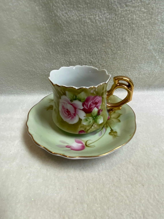 Lefton China Hand Painted 中皿5枚セット　バラの花柄 Lefton China Hand Painted 中皿5枚セット バラの花柄 - メルカリ