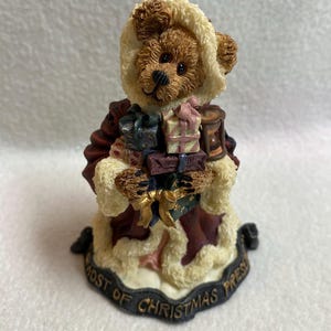 Boyd's Bears-figur - 'Spöket i julklappen... Det är inte för sent' - I originalkartong (#FIG1605)