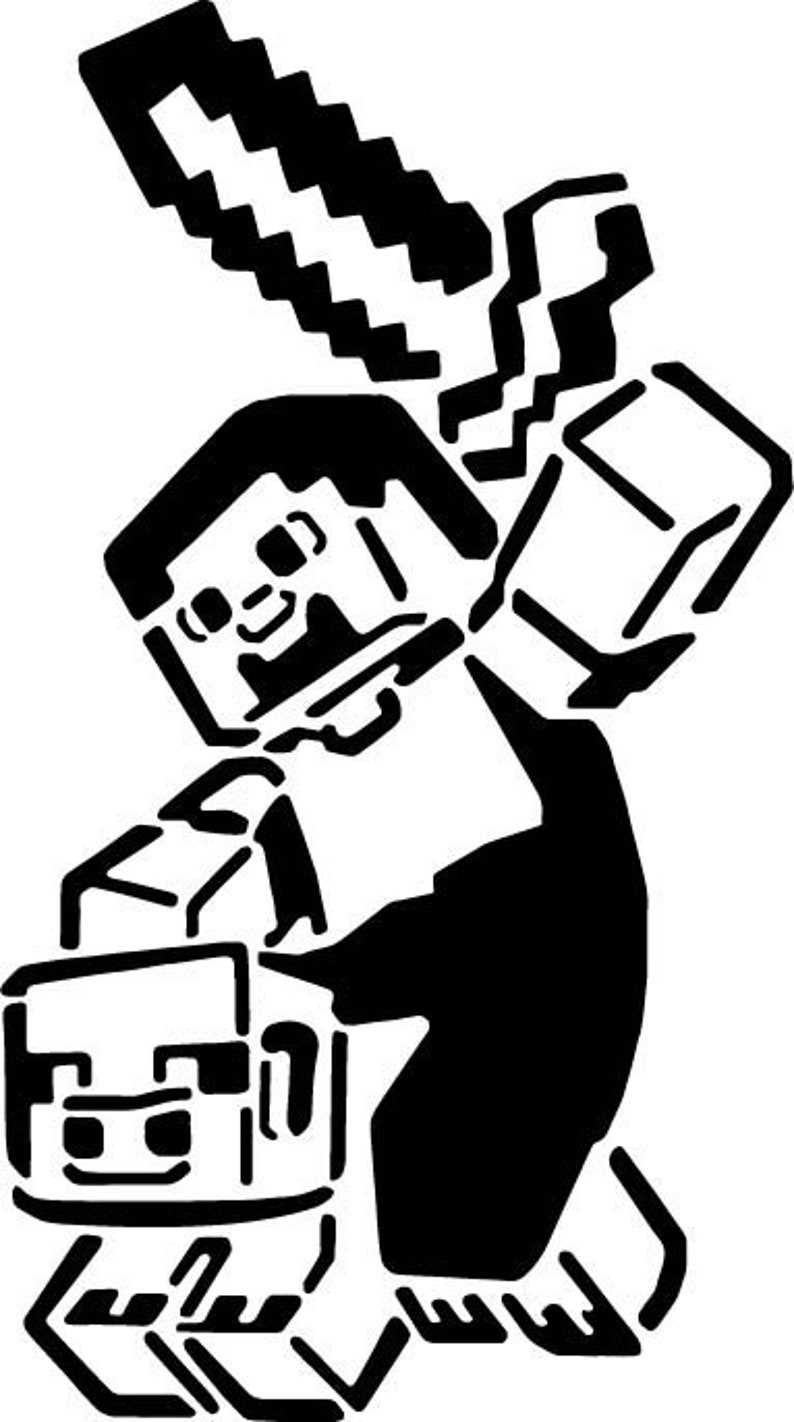 Minecraft Mask SVG Files Cricut