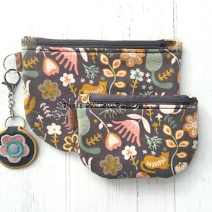 ITH Curved Zipper Bag and Key Fob Pattern: for 5x7 and 6x10 Hoops