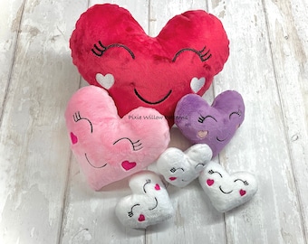 ITH coeur Stuffie, motif de broderie Machine (pour les cerceaux 4 x 4, 5 x 7, 6 x 10 et 9 x 14)