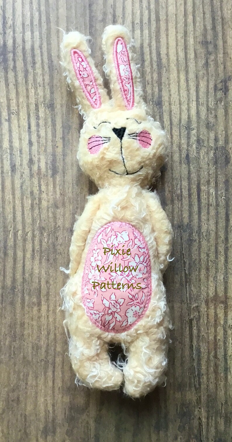 Simple ITH Bunny Rabbit Stuffie for 6x10, 7.9x11 and 8x12 Hoops. Easter ...