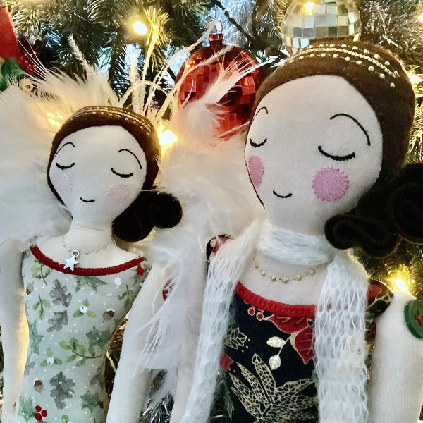 ITH Christmas Angel Doll, Machine Embroidery Pattern for 6x10 & 8x12 Hoops0