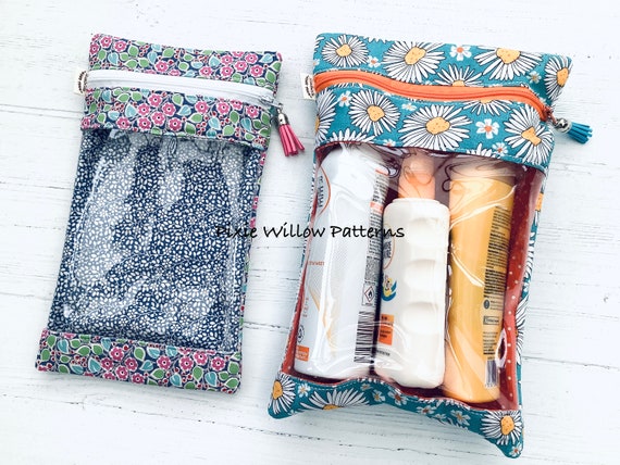 Zipper pouch with vinyl window hotsell
