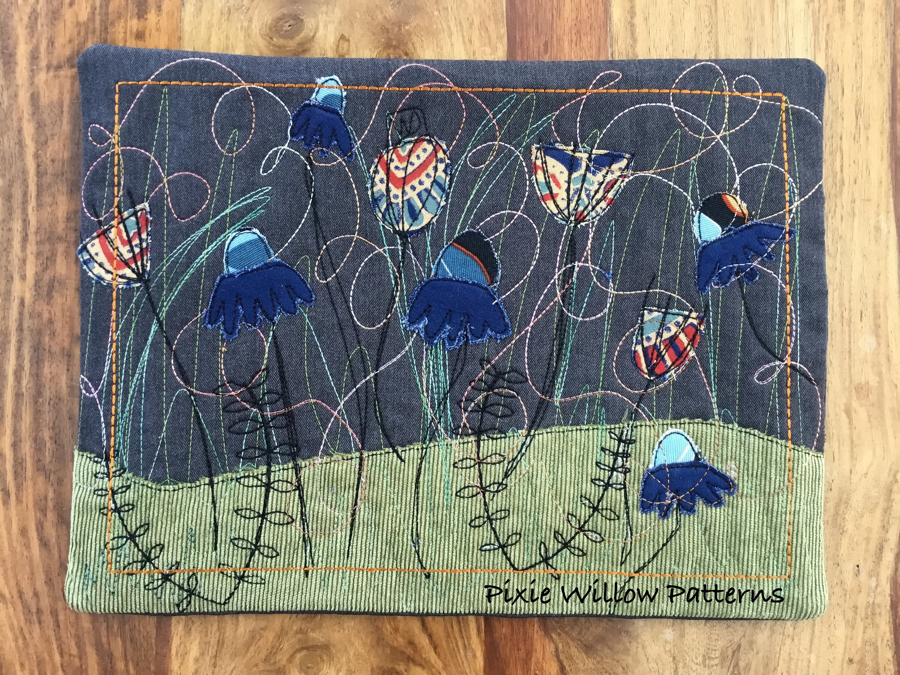 In The Hoop Project Placemat Grass Scene for 8x Etsy