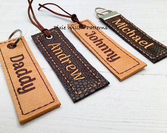 In the Hoop Blank Tag. Machine Embroidery Design for 5x7 hoops