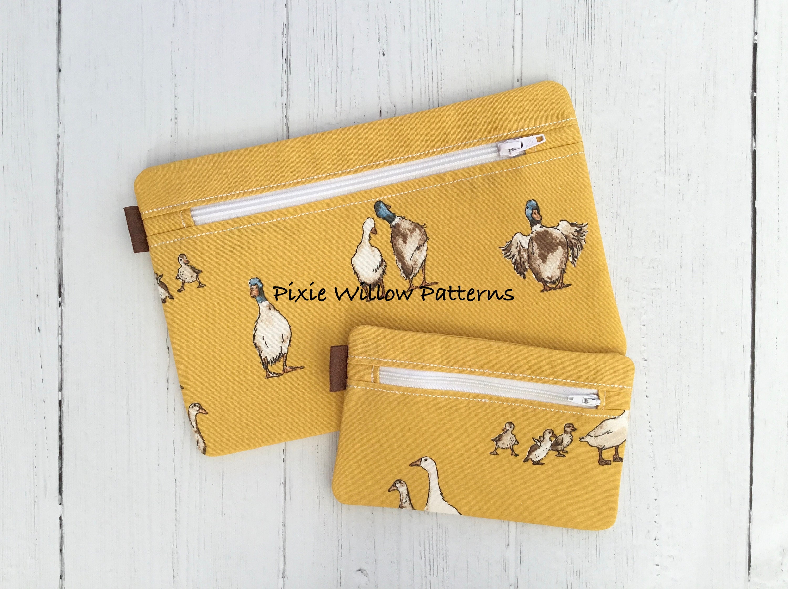 ITH Zipper Bag With Tab Tops in 4 Sizes. Machine Embroidery Etsy UK