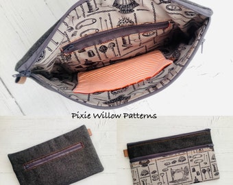 ITH Pocket Bag: Machine Embroidery Design (5x7, 6x10, 7x11, 9x12 Hoops)