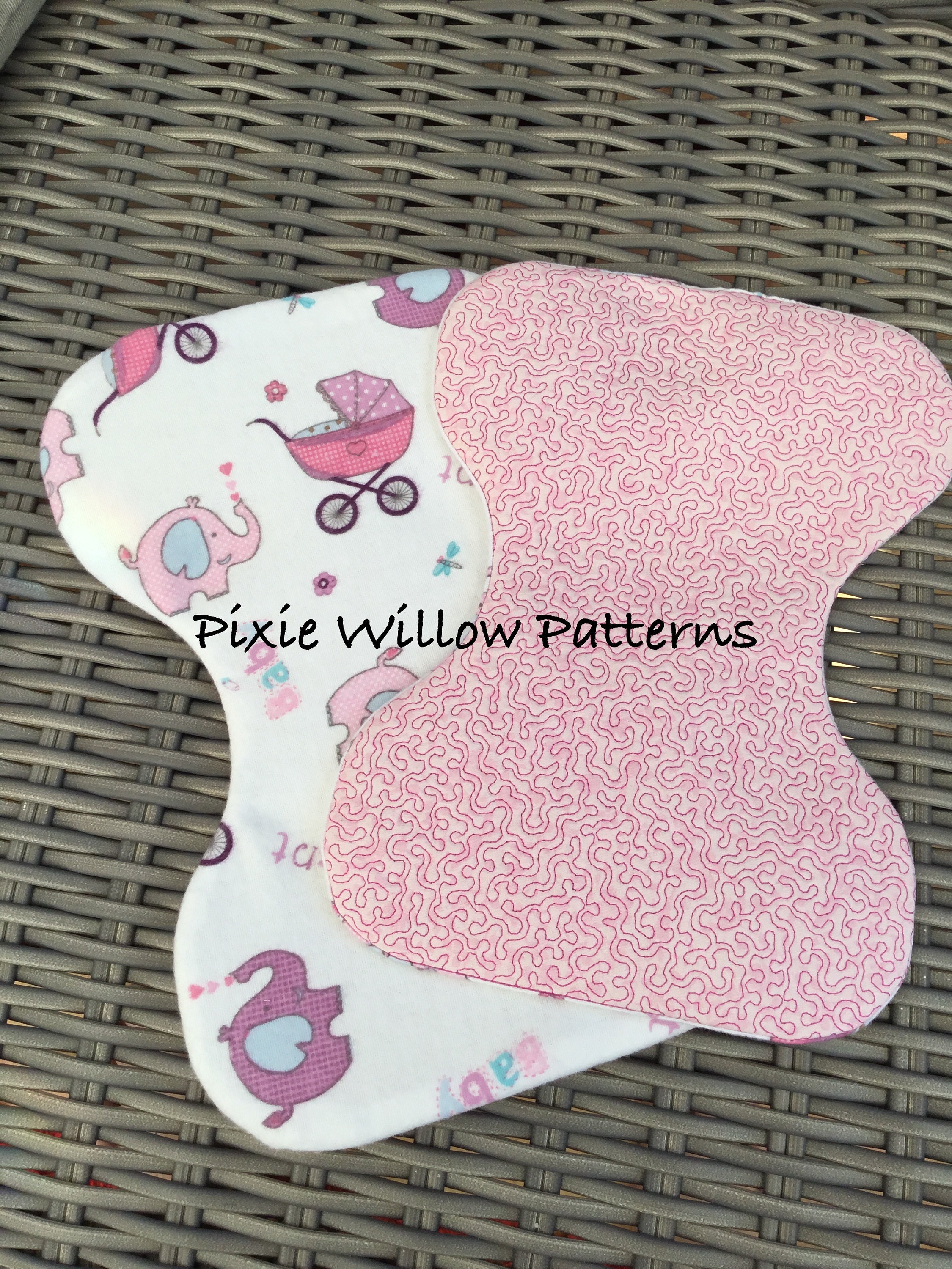 ITH Burp Cloth Machine Embroidery Pattern (7.9x11 & 8x12 Hoops) - Etsy