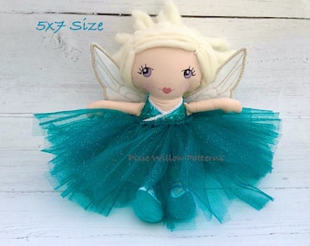 ITH Fairy Doll Ballerina Pattern for 5x7, 6x10, 7x12 and 9x12 hoops