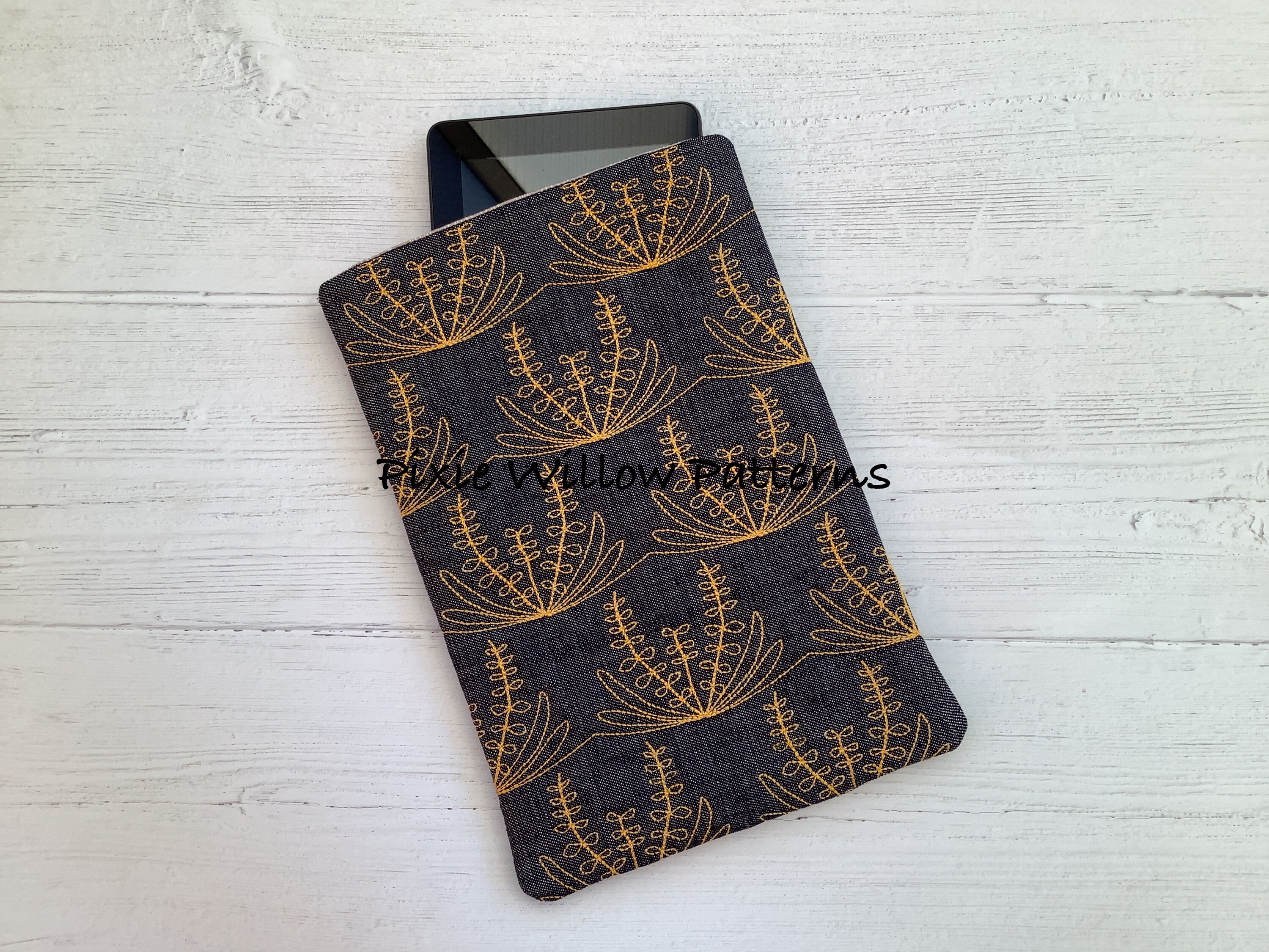 Tablet Case Patterns ITH Floral Tablet Case Pattern: Machine Embroidery Design for 8x12 and ...