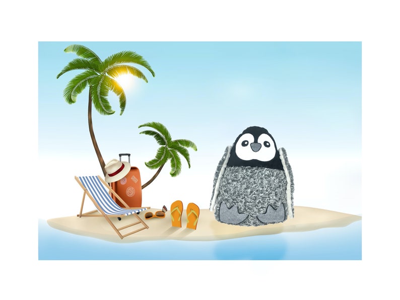 Download ITH Penguin Stuffie. In the hoop Stuffie pattern 2 5x7 | Etsy