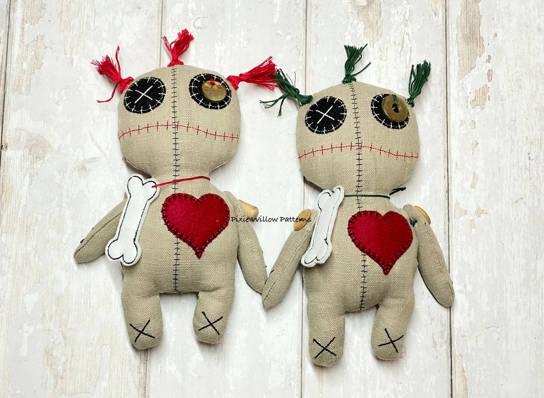 ITH Voodoo Doll Stuffie in the Hoop Double-sided Zombie Doll for 6x10  Machine Embroidery Design Hong Kong