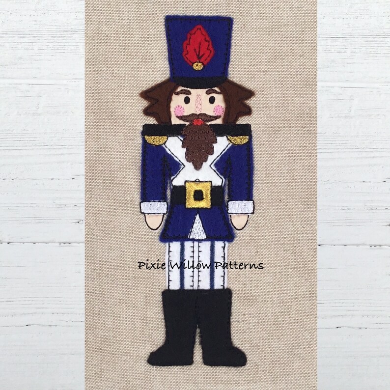 ITH 5x7 Nutcracker Applique. Set of 3 in the Hoop Nutcracker Etsy