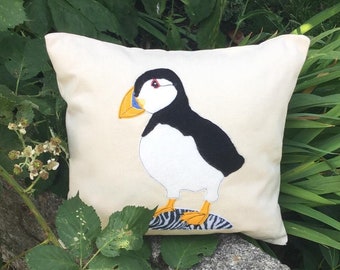 ITH Raw Edge Applique Puffin, Machine Embroidery Pattern by Pixie Willow Patterns