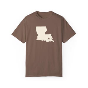 OH LOUISIANA, Beyoncé Cowboy Carter Tour Apparel, Louisiana State Outline T-shirt unisex, Nowy Orlean, pamiątka, styl vintage