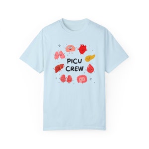 PICU Crew Nurse Doctor T-Shirt, Pediatric ICU T-Shirt, Pediatric Intensive Care Unit T-Shirt, RN T-Shirt, Doctor T-Shirt, Healthcare T-shirt