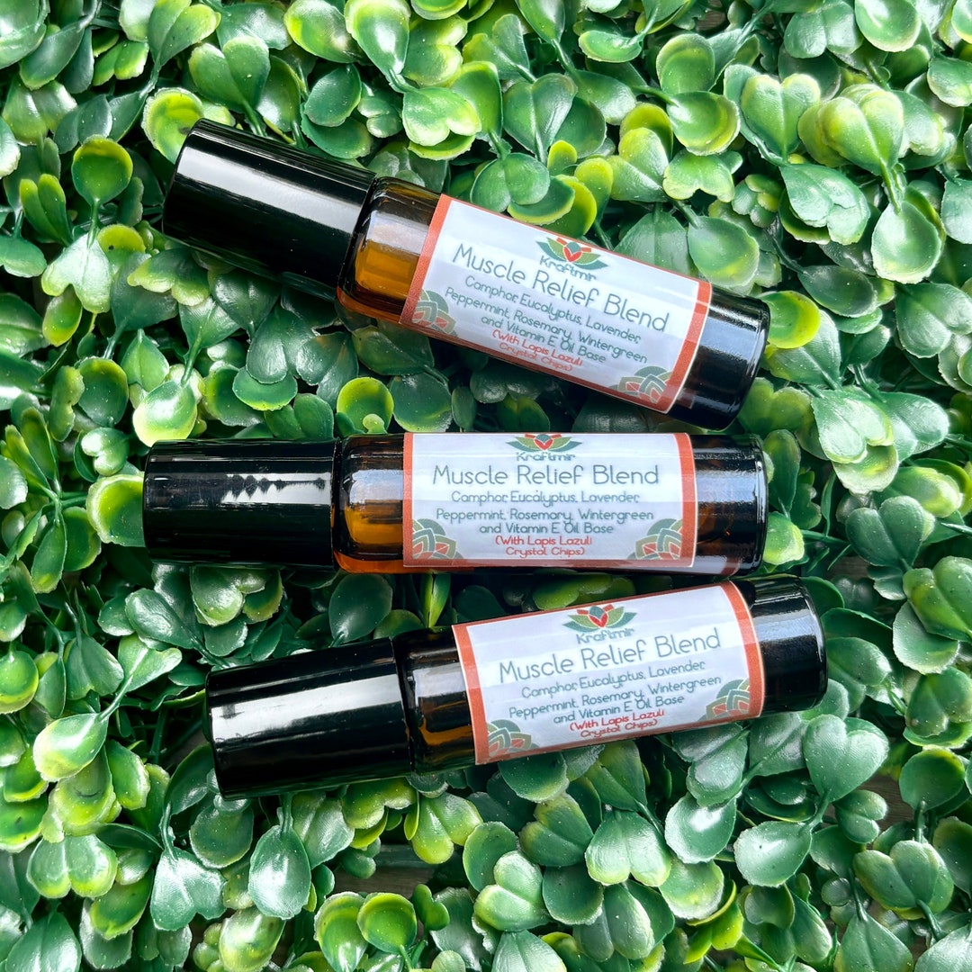 Muscle Relief Blend Essential Oil Roll on | Blend Roller Ball | All ...