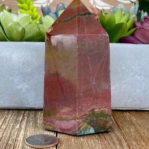 4.5” Tall Ocean Jasper Tower