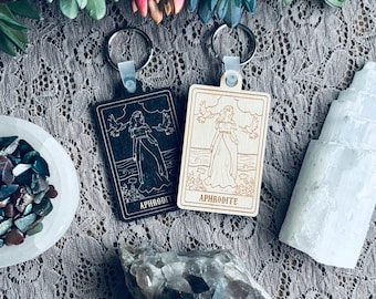 Aphrodite Deity Keychain