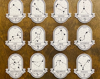 Zodiac Sign Magnets ( Individual or Set )