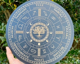 Wheel of the Year Functional Altar Calendar (Simple Design)