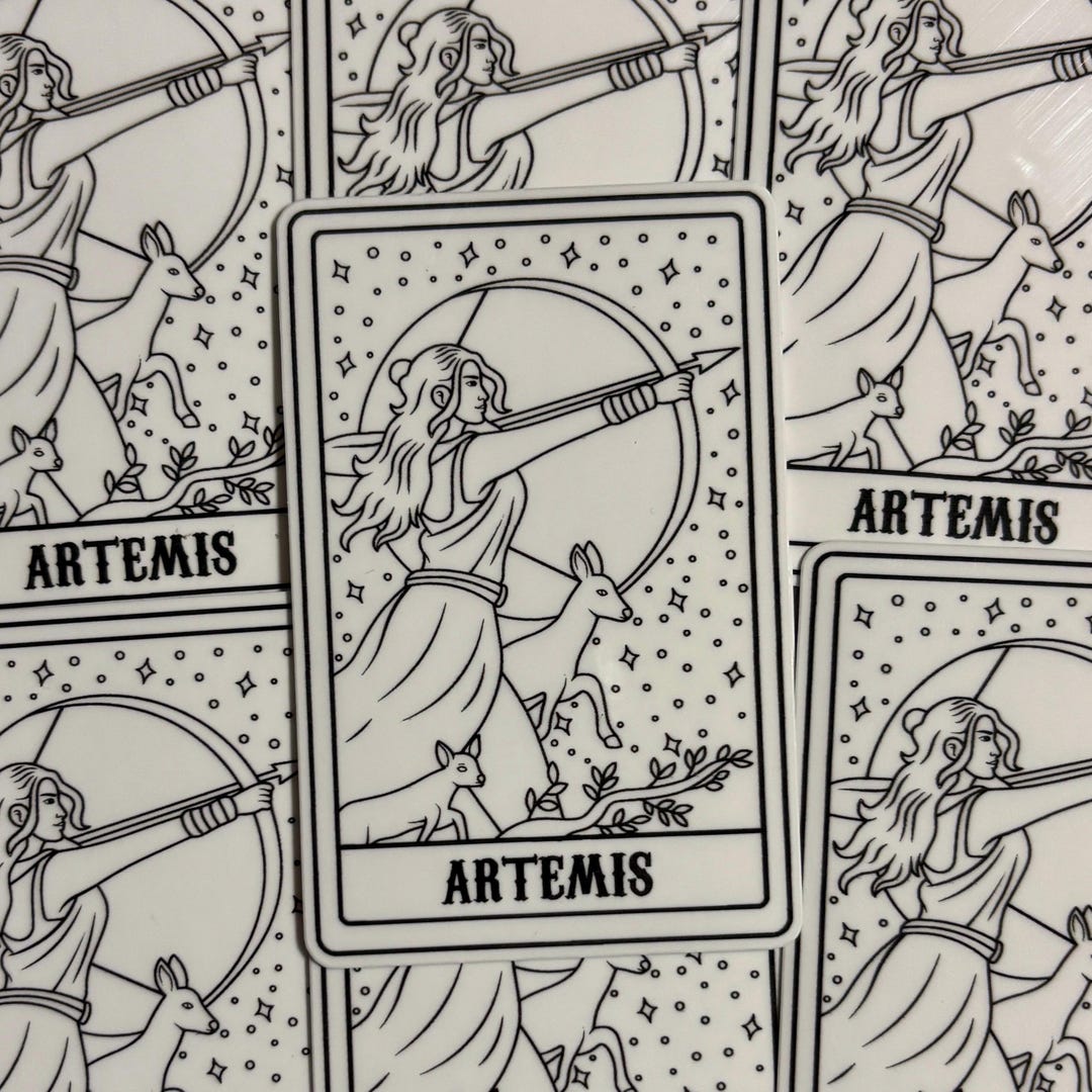 Artemis Sticker | Artemis Magnet - Etsy