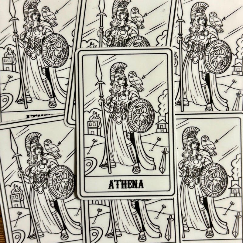 Athéna Stickers - Etsy