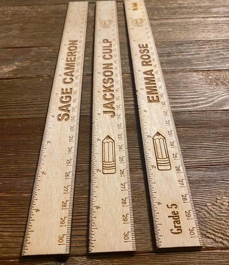 Customised Name Ruler Custom Personalized Ruler for Kids School Gift | Back to School Gift ...