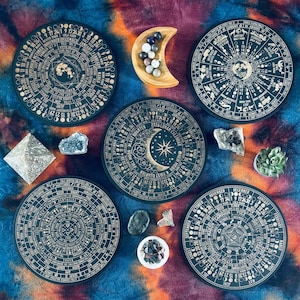 2026 Lunar Calendar 2026 Functional Moon Phase Altar Calendar | Wheel of the Year | 5 Different Designs |