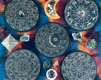 2026 Lunar Calendar 2026 Functional Moon Phase Altar Calendar | Wheel of the Year | 5 Different Designs |