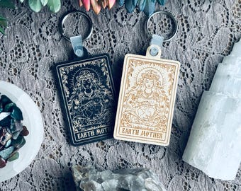 Earth Mother Deity Keychain