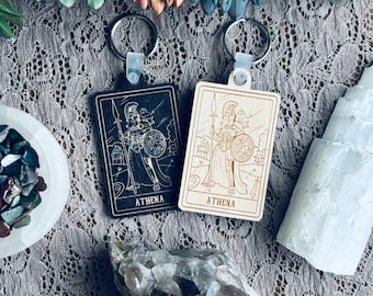 Athena Deity Keychain