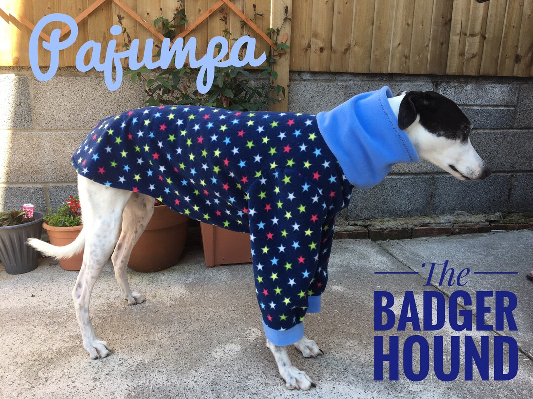 28 Greyhound Pajumpa Polar Fleece pyjamas Greyhound Hound - Etsy Österreich