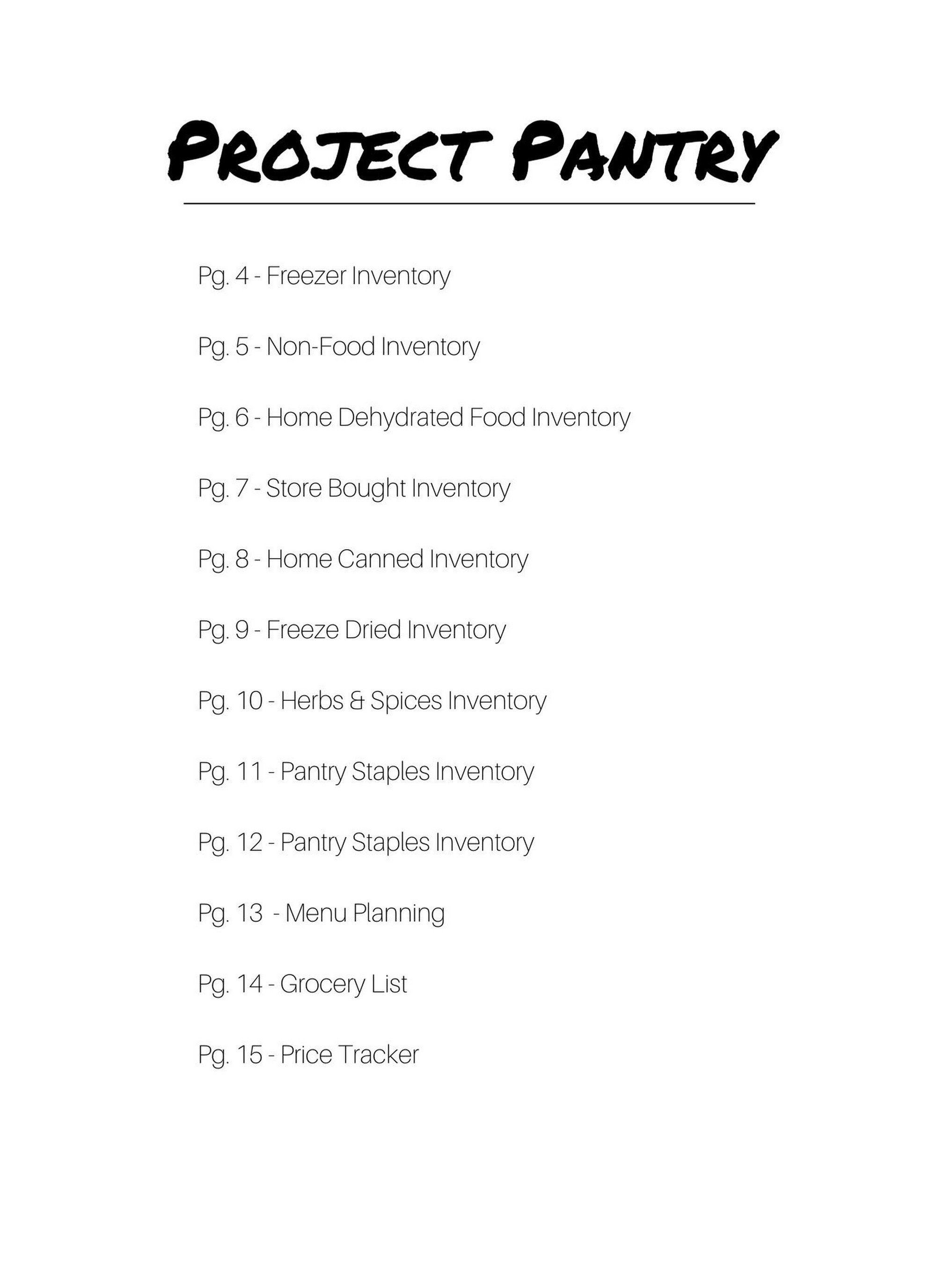 Project Pantry Organizing System Etsy