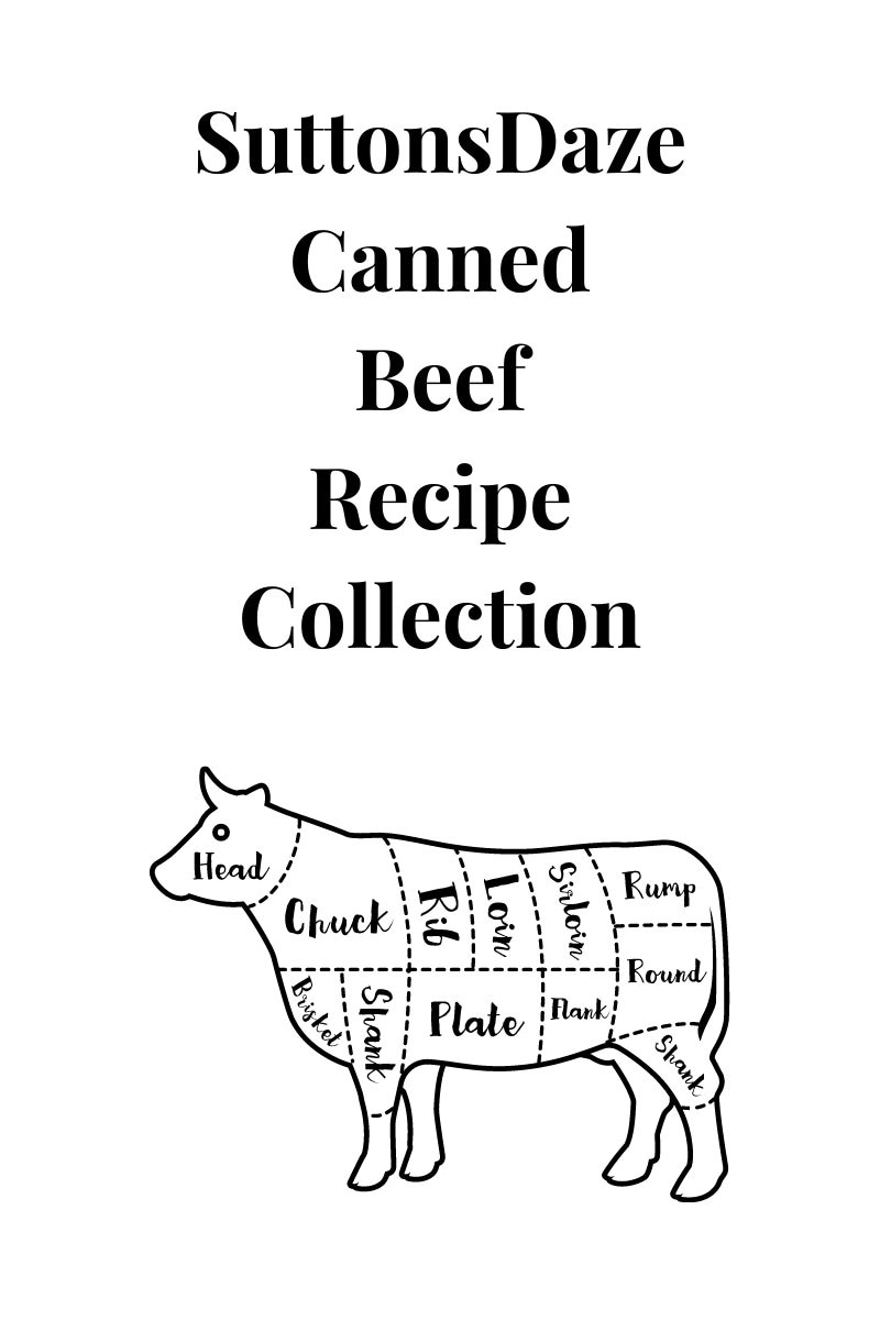Suttonsdaze Canned Beef Recipe Collection Etsy
