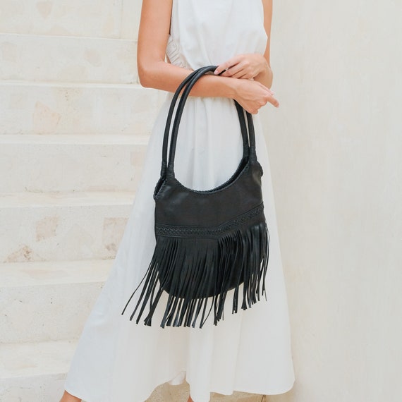 fringe boho bag