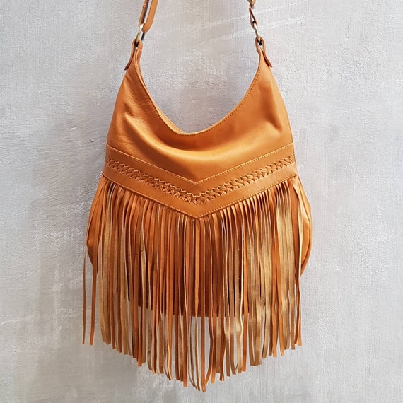 tan boho bag