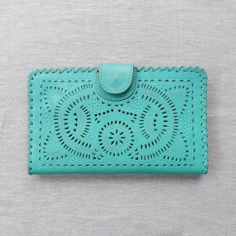 Leather Evening Clutch Travel Wallet Clutch Etsy