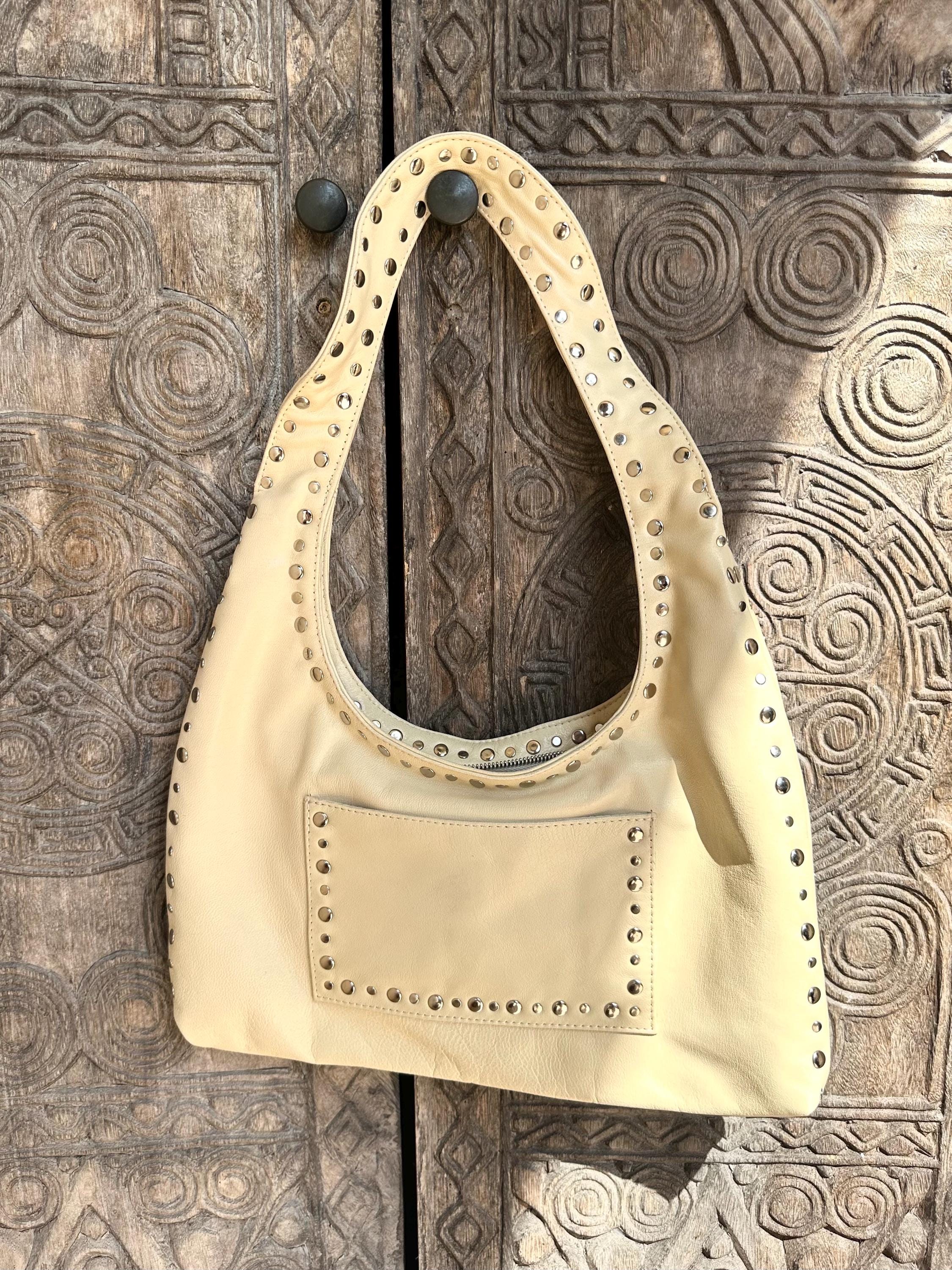 【Old Folk House】Studs Shoulder Bag Soul Stud Satchel – Old Trend