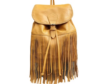fringe backpack