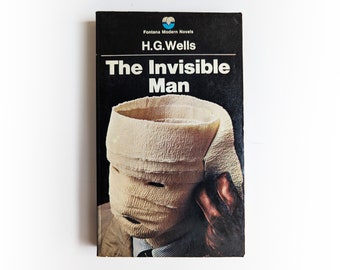 HG Wells - The Invisible Man - Fontana sciencefiction vintage paperbackboek - 1971