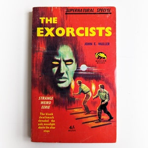 John E Muller - The Exorcists - witchcraft horror occult vintage paperback book - 1963
