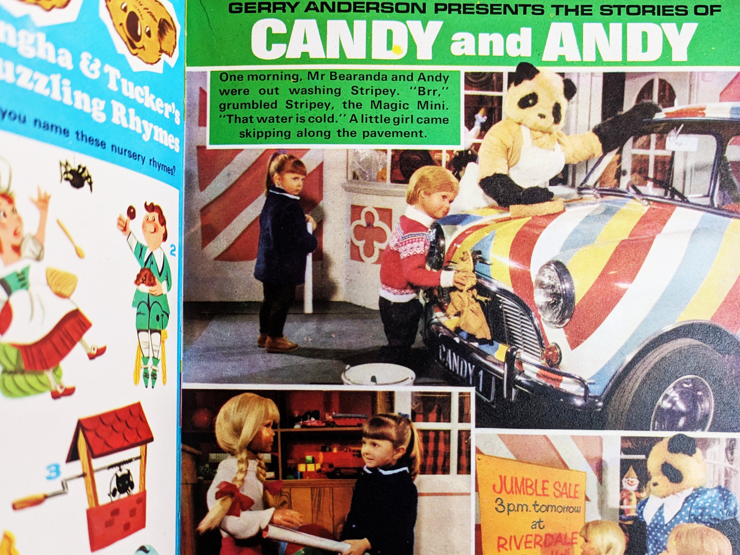 Gerry Anderson - Candy and Andy - Vintage Childrens Kids Annual Book - 1967  - Etsy