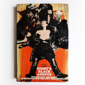 Anthony Harris - Night&#39;s Black Agents - libro de tapa dura vintage oculto de brujería - 1980