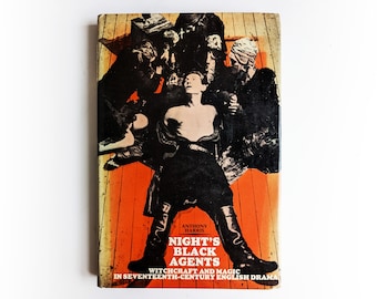 Anthony Harris - Night's Black Agents - witchcraft occult vintage hardback book - 1980